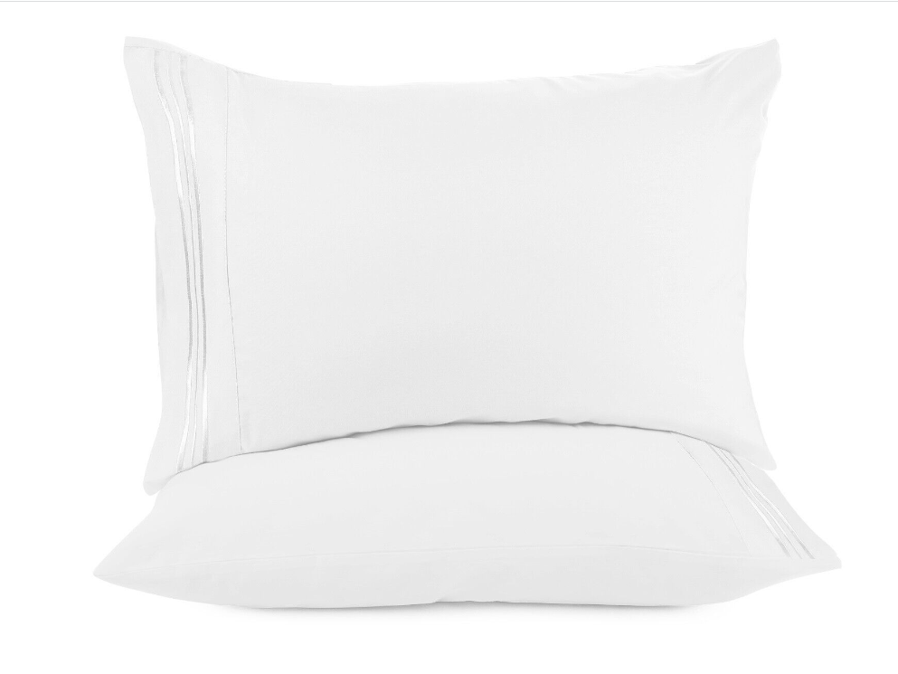 1800 Pillow Case Set by Nymbus, Standard or King Pillowcase Set of 2 Pillowcases